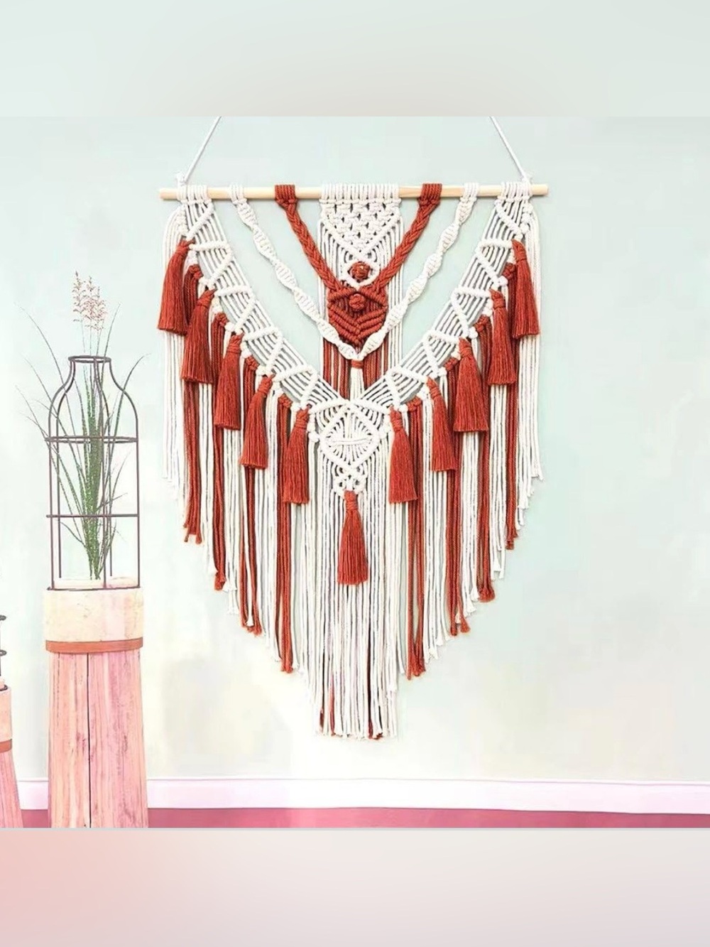 New Woven Tassel Macrame Wall Hanging Tapestry
